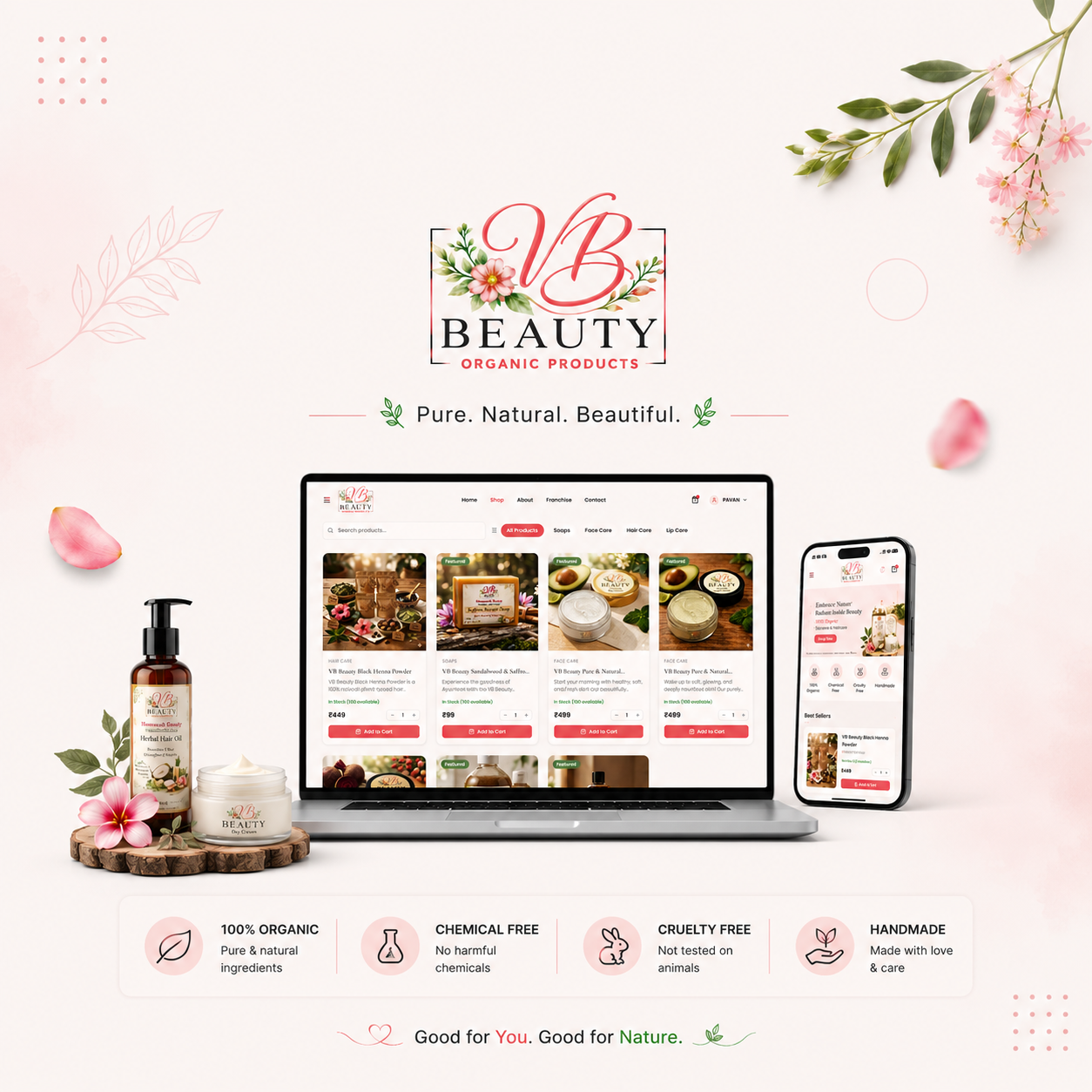 VB Beauty Organics preview